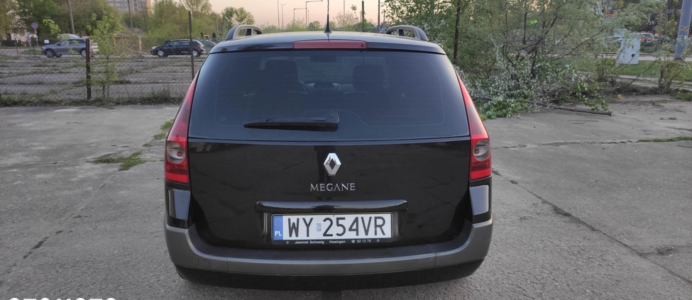 Renault Megane cena 7500 przebieg: 289700, rok produkcji 2004 z Warszawa małe 56